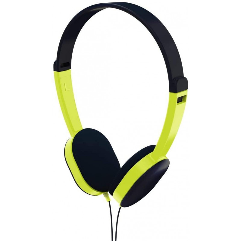 CASQUE STÉRÉO SUPRA-AURICULAIRE HAMA KIDS - NOIR / JAUNE - 177052