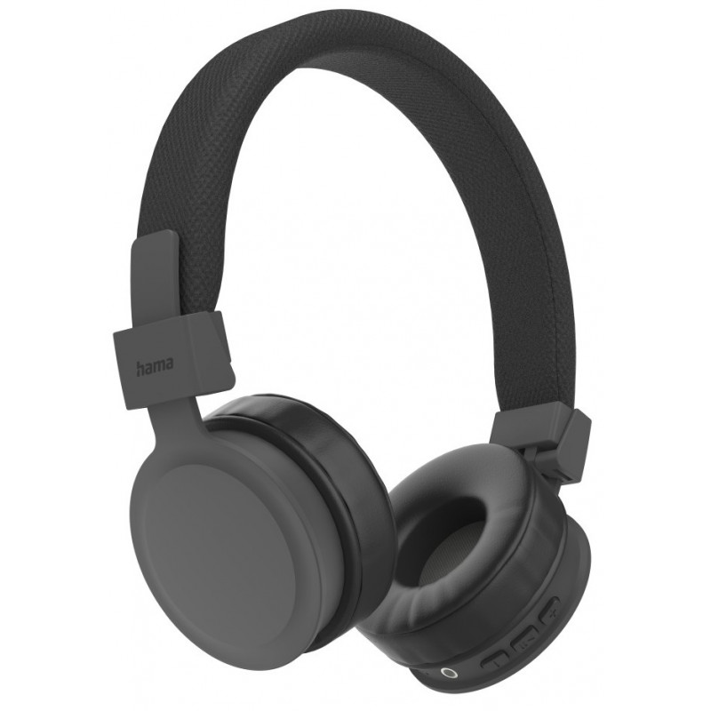 CASQUE SANS FIL HAMA PLIABLE '' FREEDOM LIT'' AVEC MICRO 184084 - NOIR