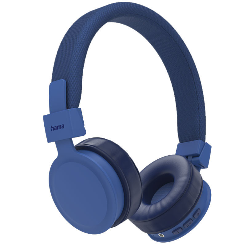 CASQUE SANS FIL HAMA PLIABLE '' FREEDOM LIT'' AVEC MICRO 184086 - BLEU