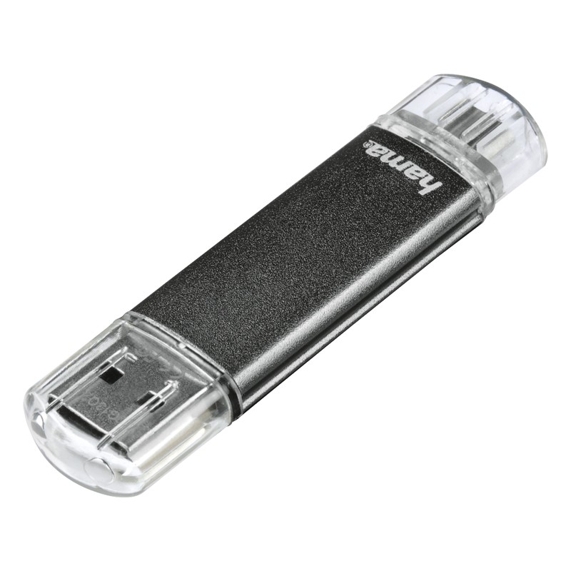 Clé USB HAMA "Laeta Twin", USB 2.0, 16 Go - 123924