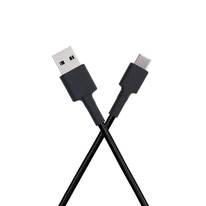 MI BRAIDED USB TYPE-C CABLE 100 CM - NOIR