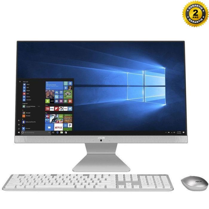 PC DE BUREAU ALL IN ONE ASUS V241EAK I7 11È GÉN 8GO 1TO + 128GO SSD - BLANC