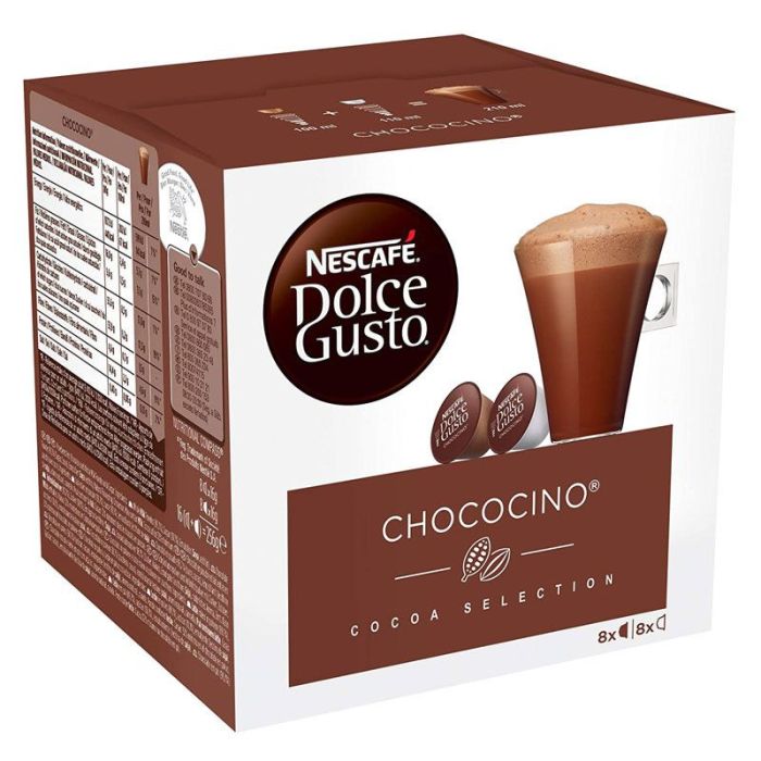 BOITE DE 16 CAPSULES NESCAFÉ DOLCE GUSTO CHOCOCINO