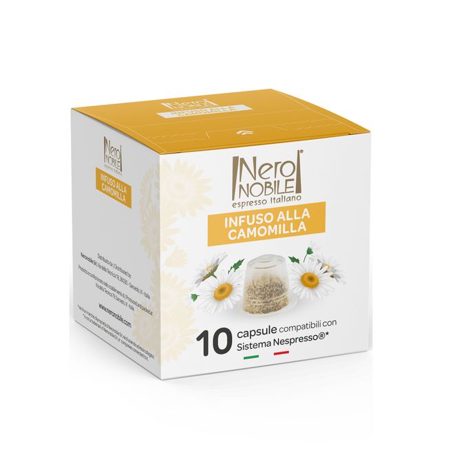 Boite de 10 capsules Tizane-NeroNobile-Camomille - NNIF55011