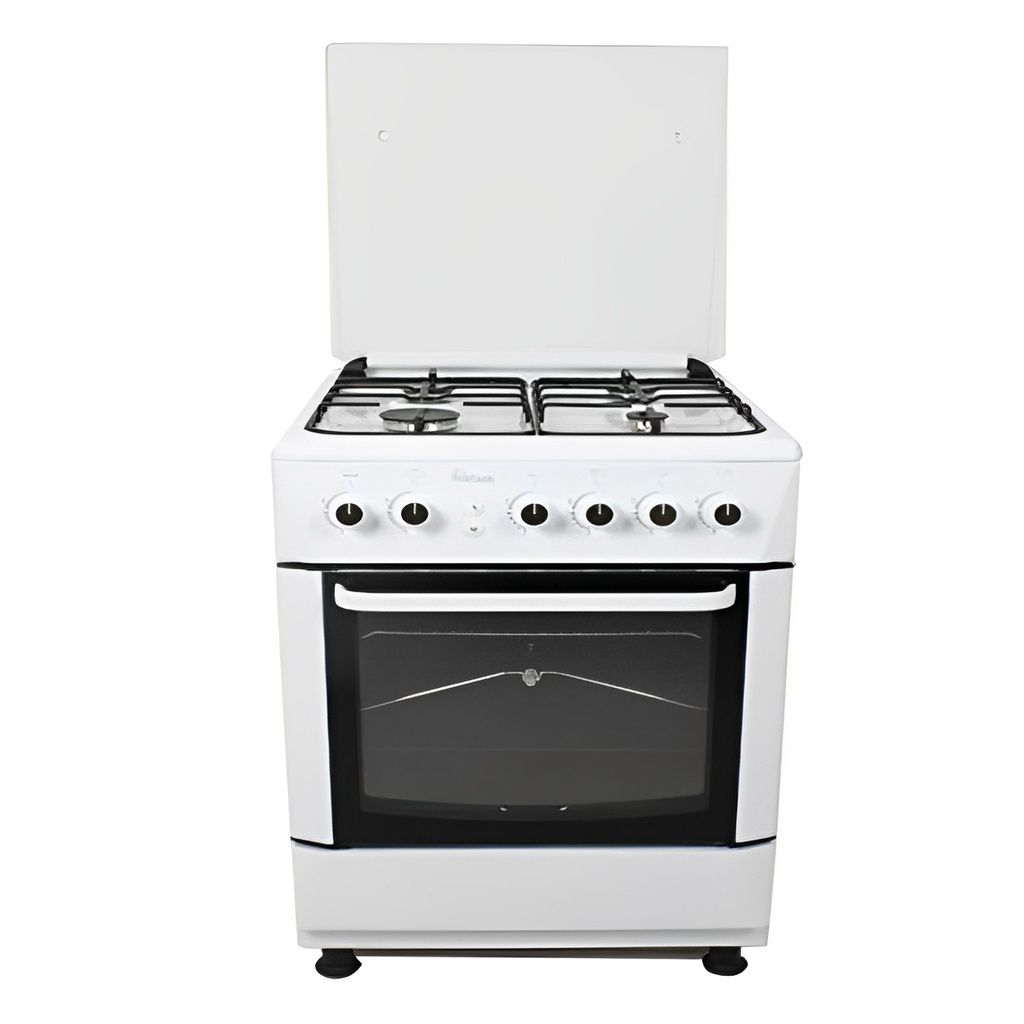 CUISINIÈRE À GAZ PROCOOK TG6640BL 60 CM - BLANC