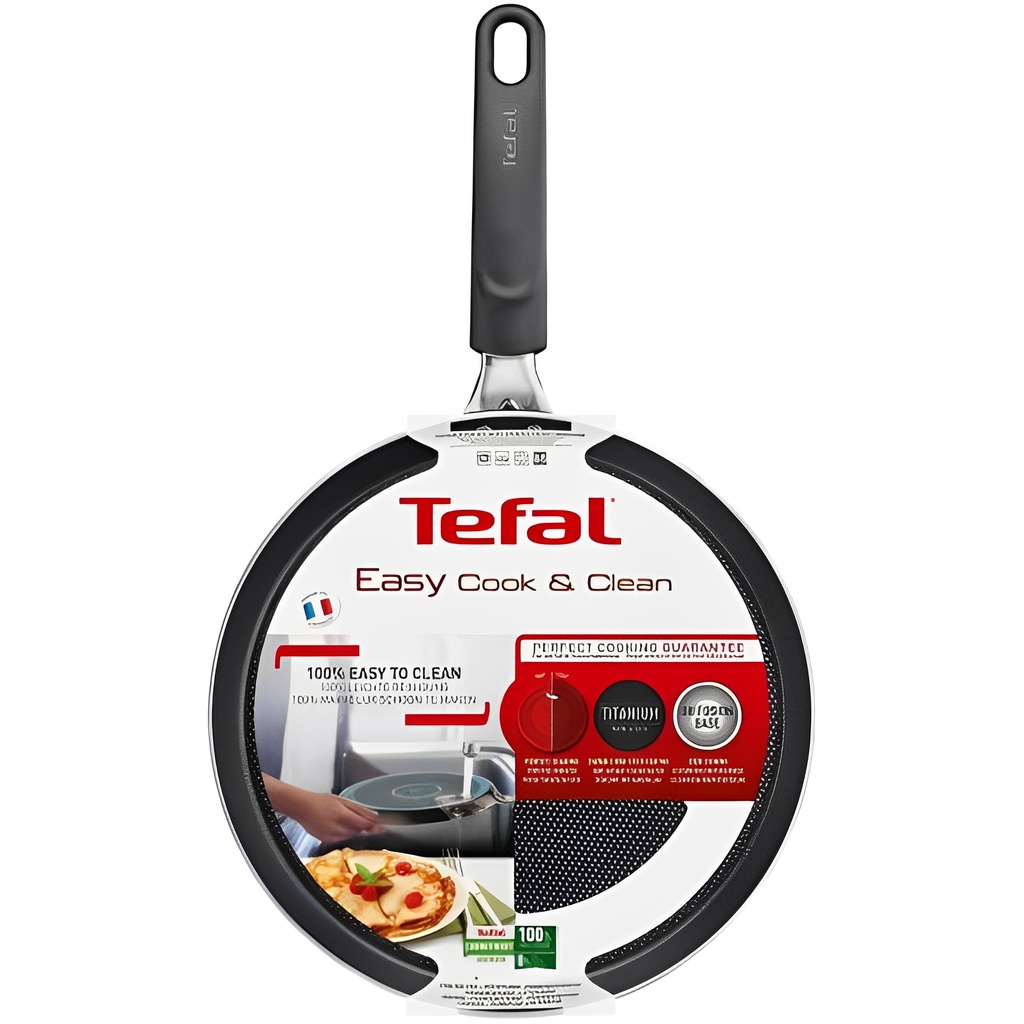 Crêpière 28 Cook & Clean TEFAL - Noir (B5541102)