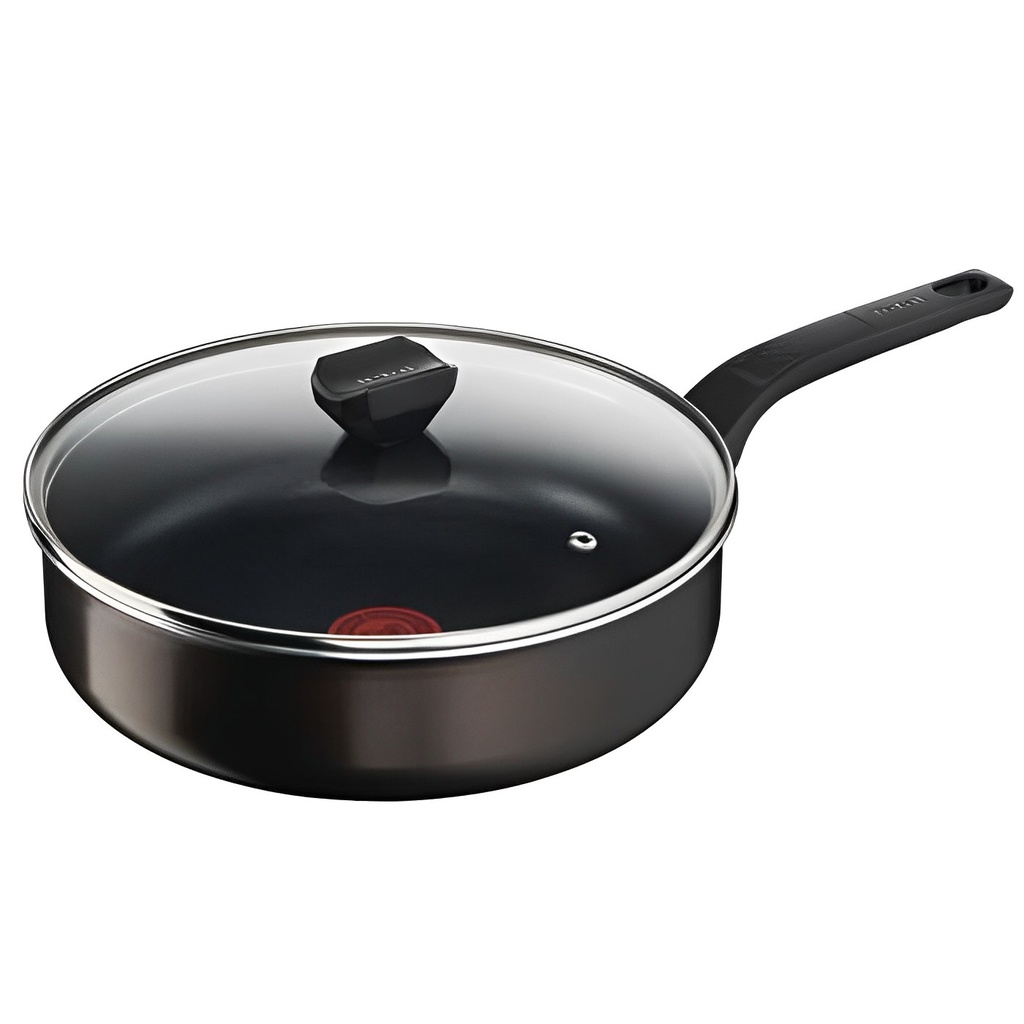 SAUTEUSE 26CM + COUVERCLE COOK AND CLEAN TEFAL 