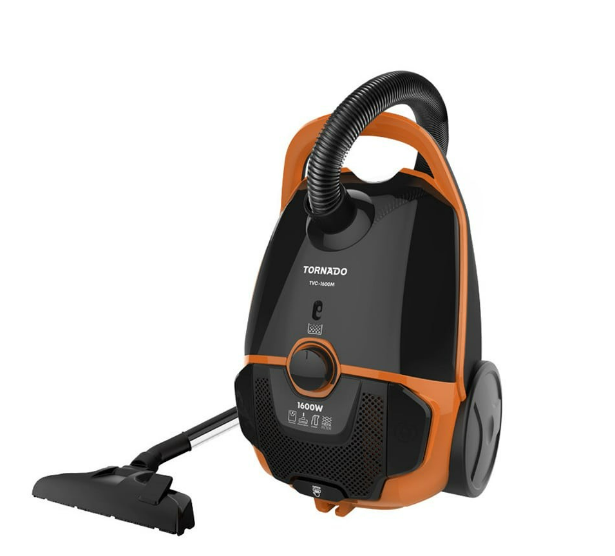 ASPIRATEUR TORNADO AVEC SAC / 1600 W - TVC-1600M-ORANGE