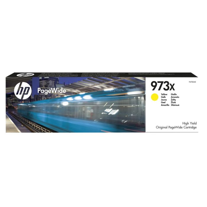 CARTOUCHE ORIGINAL HP 973X PAGEWIDE JAUNE (F6T83AE)