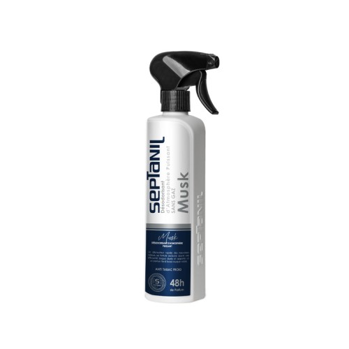 SEPTANIL DESODORISANT D'ATMOSPHERE PUISSANT MUSK 500ML