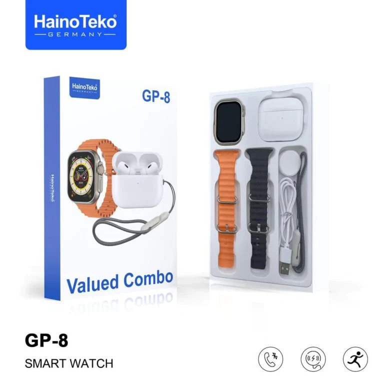 ENSEMBLE HAINO TEKO GP8 MONTRE CONNECTÉE + AIRPODS