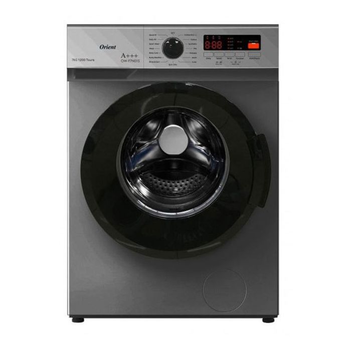 MACHINE À LAVER AUTOMATIQUE FRONTALE ORIENT 7KG 1200T SILVER