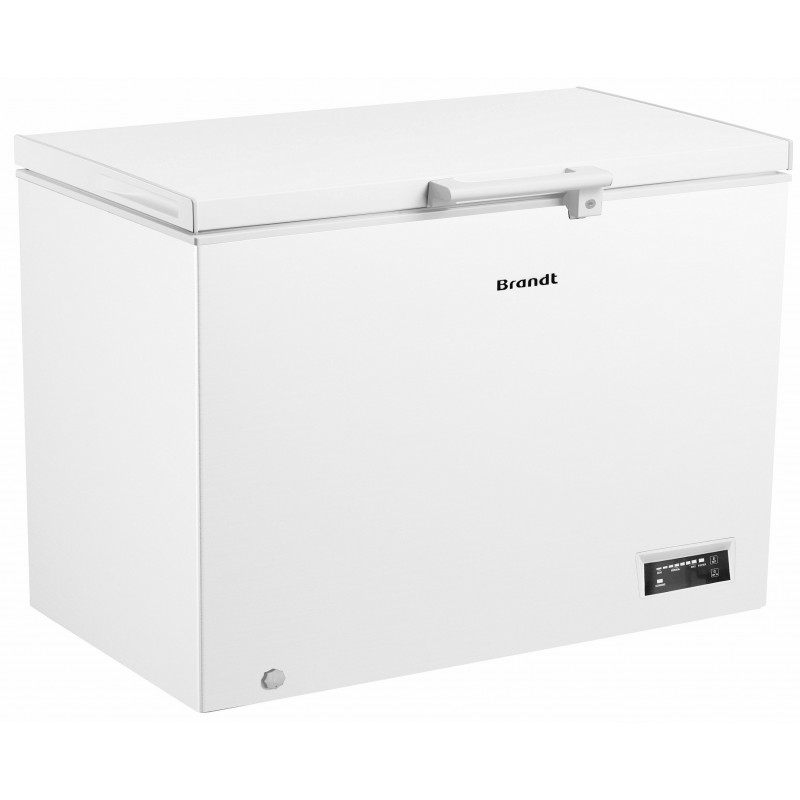 CONGÉLATEUR COFFRE BRANDT BFK747YSW 400L BLANC