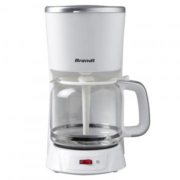 CAFETIÈRE FILTRE Brandt CAF1318S BLANC ET SILVER