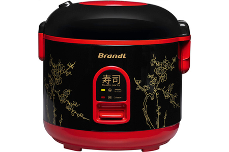 MACHINE À SUSHI BRANDT SUP515 AVEC ACCESSOIRES 500W - 1.2 L - ROUGE/NOIR