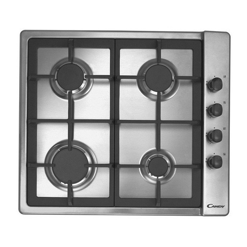 PLAQUE DE CUISSON CANDY CHG6LX 4 FEUX- INOX