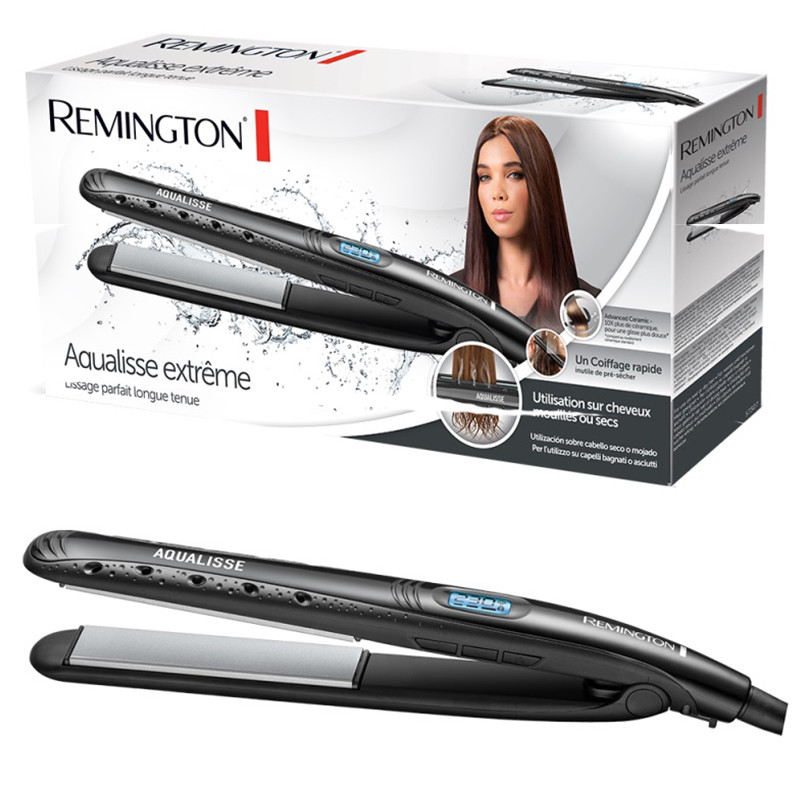 LISSEUR CHEVEUX REMINGTON AQUALISSE EXTRÊME NOIR (S7307)