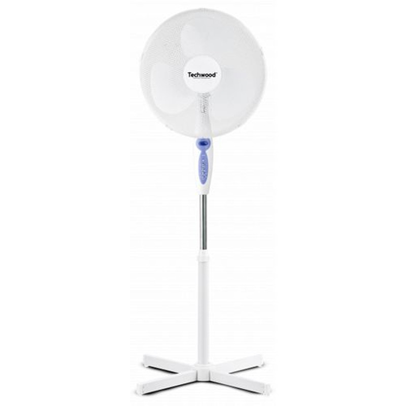 VENTILATEUR AVEC PIEDS TECHWOOD TVE-473T 45W - BLANC