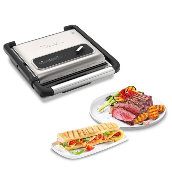 GRILL VIANDE & PANINI TEFAL GC242D12 2000W - CHROME