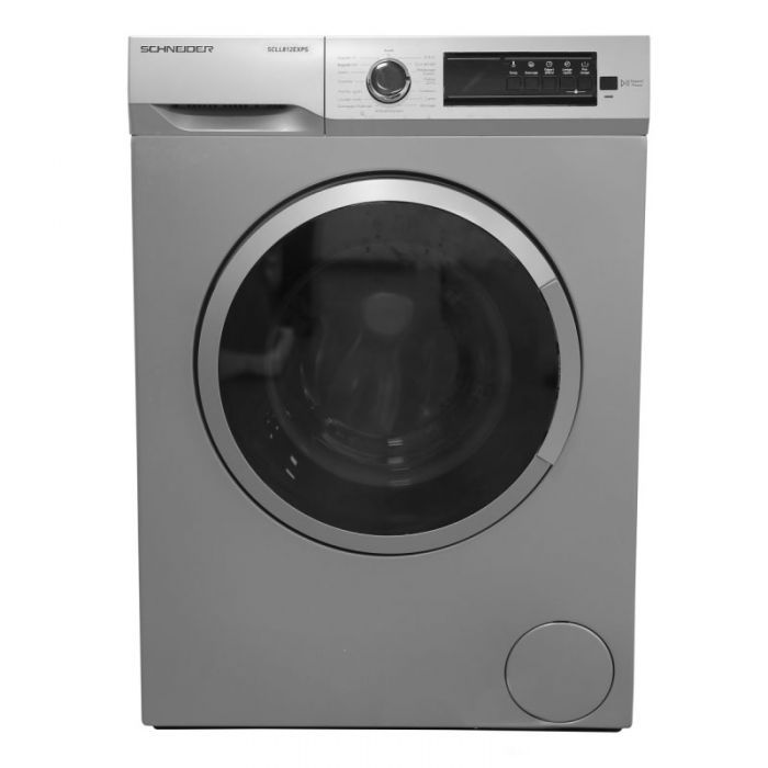 Lave linge Frontal SCHNEIDER SCLL812EXPS 8Kg + Gel Machine JUDY 2.6L