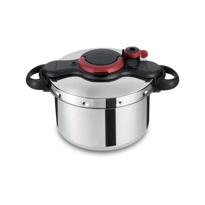 COCOTTE CLIPSO TEFAL MINUTE EASY 7.5 LITRES - NOIR & INOX