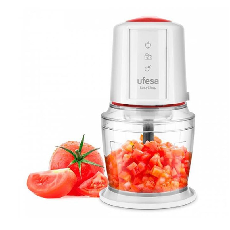 MINI HACHOIR EASYCHOP UFESA PD5500 BLANC & ROUGE