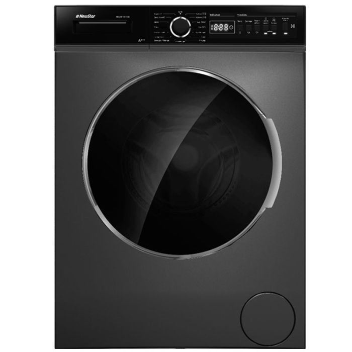 LAVE LINGE FRONTAL NEWSTAR MFA0812CT2DX 8KG - DARK INOX