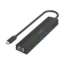 HUB USB-C HAMA 6 PORTS  NOIR