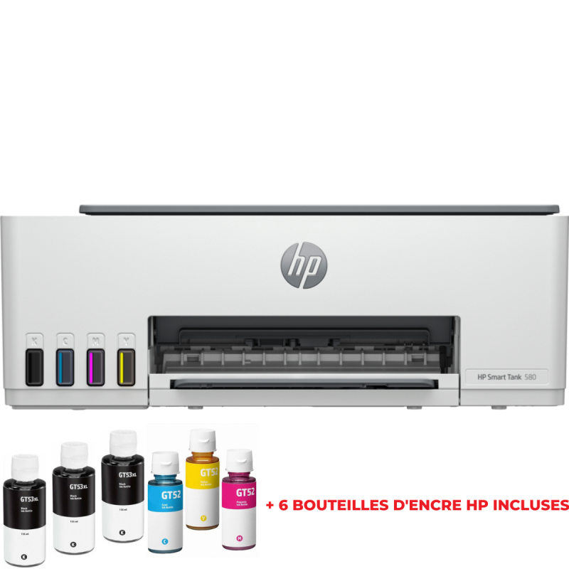 IMPRIMANTE 3EN1 HP SMART TANK 580 COULEUR WI-FI