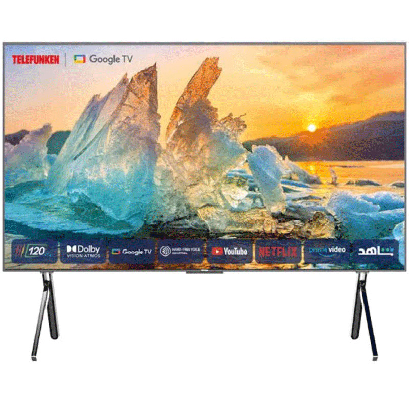 TV TELEFUNKEN A5D 100'' 4K GOOGLE SMART TV + RÉCEPTEUR INTÉGRÉ