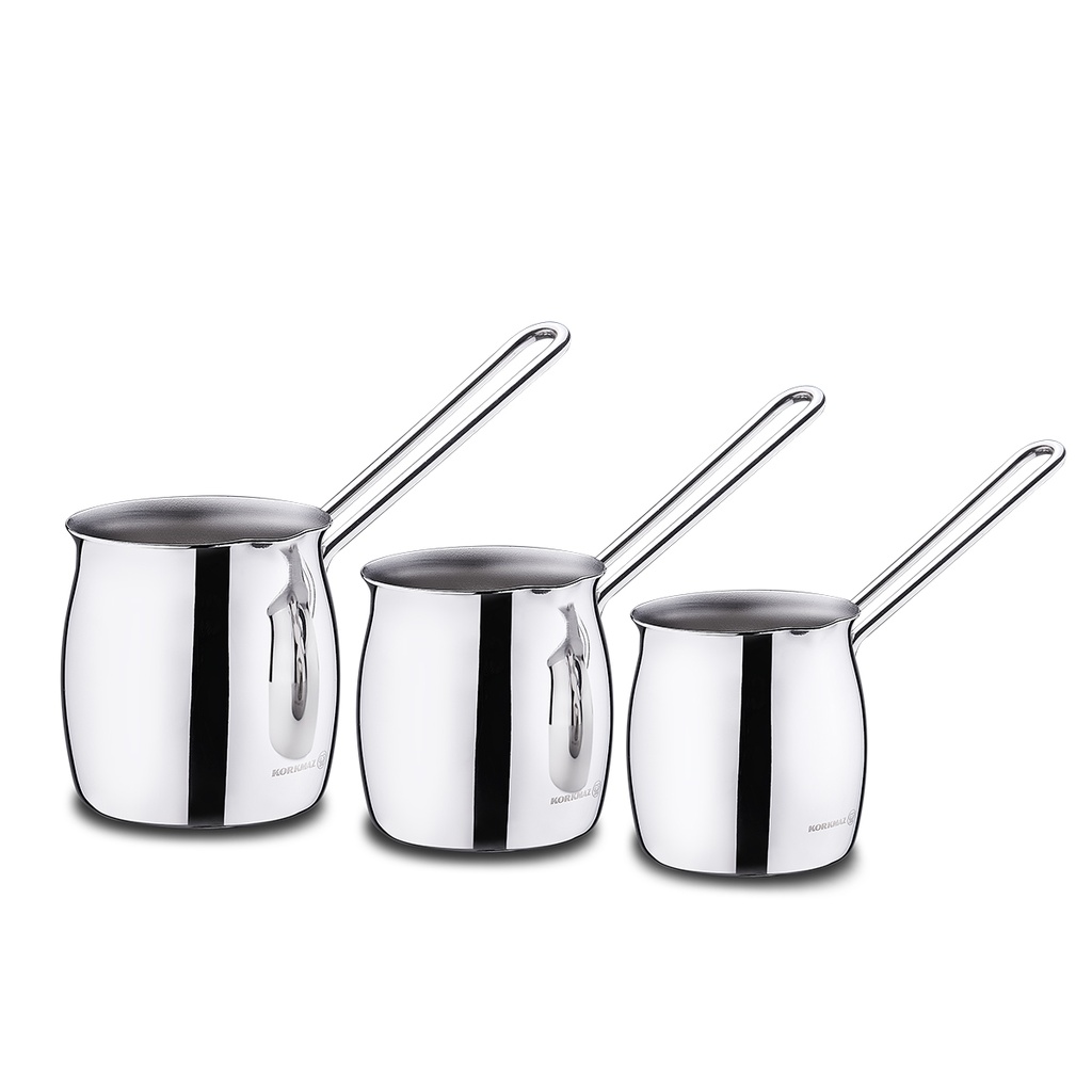 Lot De 3 Zazwa Café Korkmaz Tombik - Inox