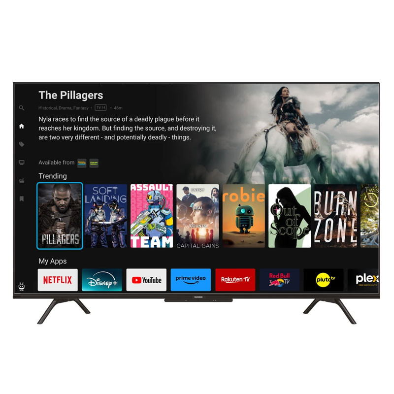 Tv Telefunken G4E 50" 4k QLED Google Smart Tv Noir
