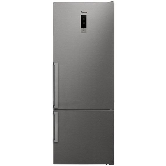 Réfrigérateur FOCUS COMBINE 500 Litres No Frost Avec afficheur- INOX