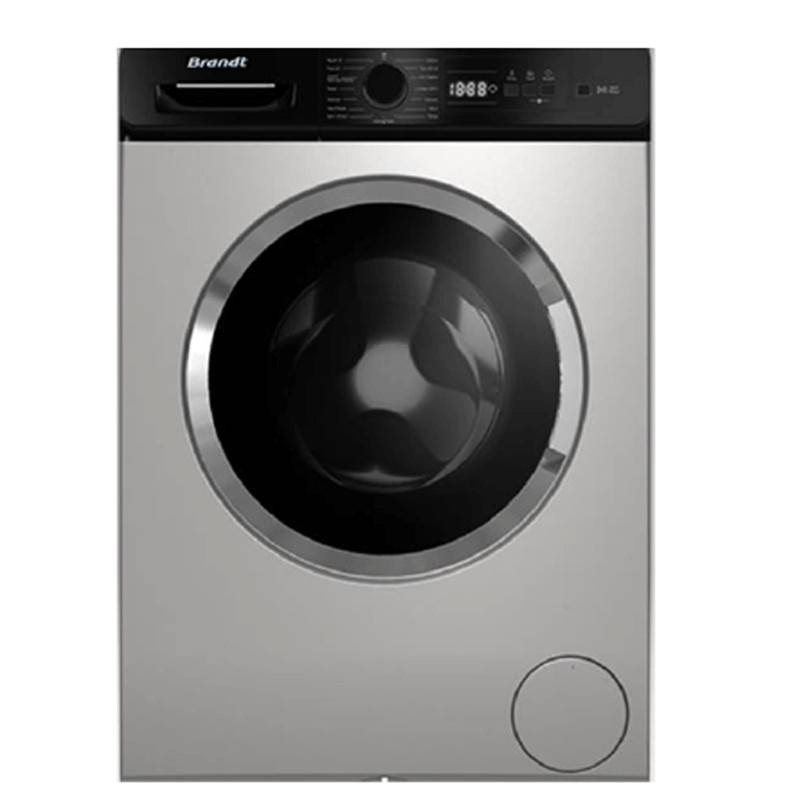 Lave Linge Frontal Inverter BRANDT BLF942QSBL 9kg - Silver