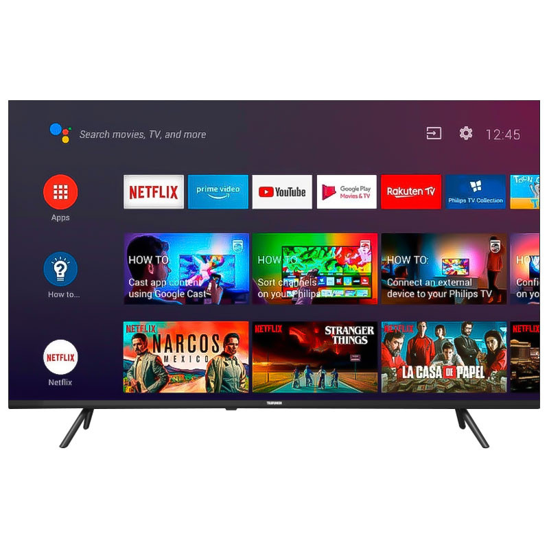 TV Telefunken G3FN 50" 4K UHD Smart TV Noir