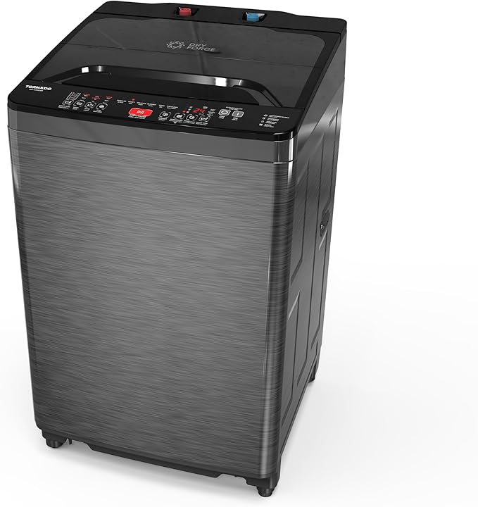 Machine à laver TORNADO Top Automatique 12 kg  TWT-TLN12LDS - Dark Silver