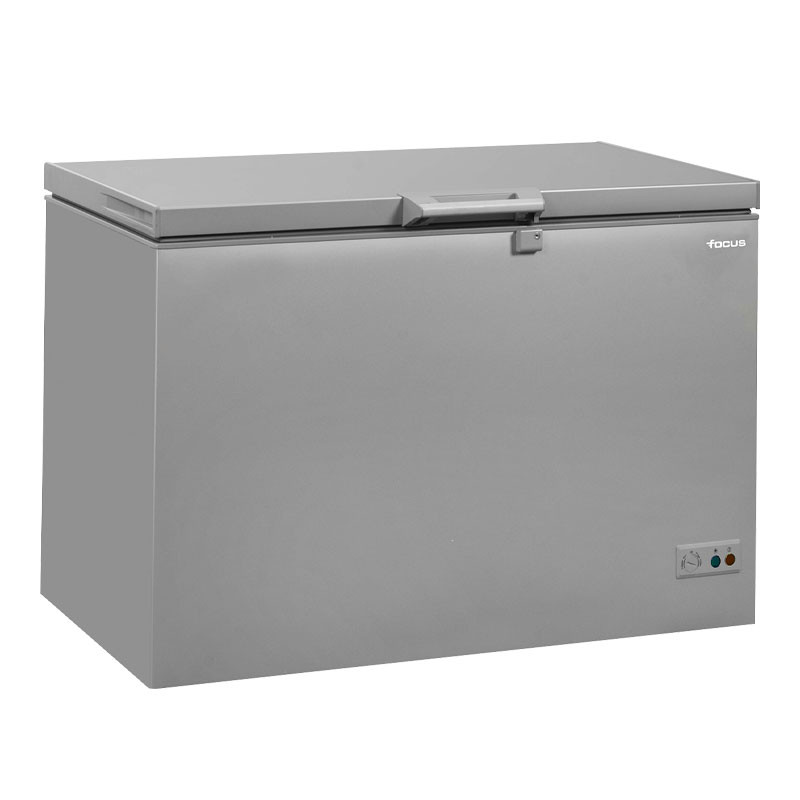 CONGELATEUR HORIZONTAL FOCUS 305 LITRES (FC-3001X)-SILVER -PORTE INOX