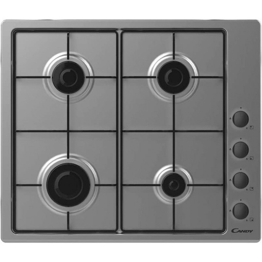 [CHW6LBX/4U2] PLAQUE DE CUISSON CANDY CHW6LBX 4 FEUX 60 CM - INOX