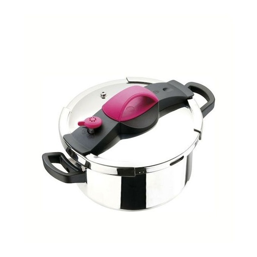 [711644] Cocotte Sitram Sitrapro 6 Litres - Inox et Rose