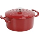 FAITOUT SITRAM FONTE 5 LITRES OVAL ROUGE