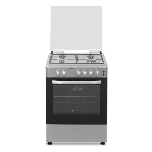 [BGE6241X] CUISINIÈRE À GAZ BRANDT BGE6241X 60 CM 4 FEUX