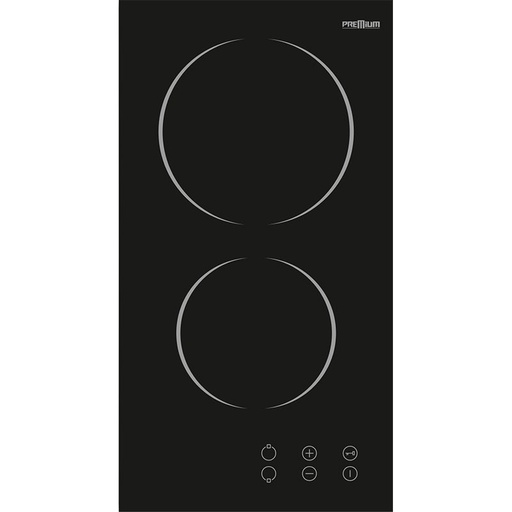 [PVC32.B01] PLAQUE DE CUISSON ELECTRIQUE PREMIUM 2 FEUX 30 CM NOIR