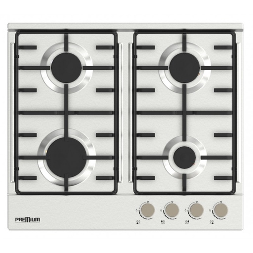 [AP640.XS02] PLAQUE DE CUISSON ENCASTRABLE PREMIUM AP640.XS02 / 4 FEUX / 60 CM / INOX