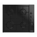 PLAQUE DE CUISSON ENCASTRABLE PREMIUM APB 640 B02 / 4 FEUX / 60 CM / NOIR