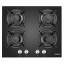 PLAQUE DE CUISSON ENCASTRABLE PREMIUM AP 1640 BS02 / 4 FEUX / 60 CM / NOIR