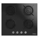 PLAQUE DE CUISSON ENCASTRABLE PREMIUM AP 1640 BS02 / 4 FEUX / 60 CM / NOIR