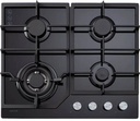 PLAQUE DE CUISSON ENCASTRABLE PREMIUM AP 1641 BS02 / 4 FEUX / 60 CM / NOIR