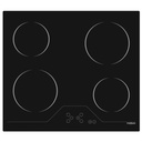 PLAQUE ELECTRIQUE PREMIUM 4 FEUX 60 CM NOIR PVC64.E01