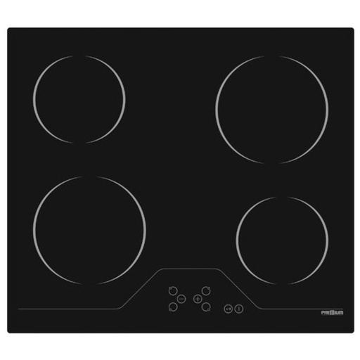 [PVC64.E01] PLAQUE ELECTRIQUE PREMIUM 4 FEUX 60 CM NOIR PVC64.E01