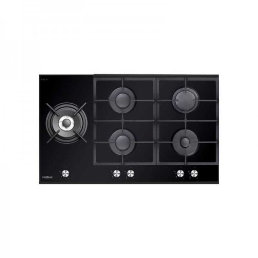 [AP951.BS02] PLAQUE DE CUISSON PREMIUM 5 FEUX AVEC SECURITE 90 CM NOIR - AP951.BS02